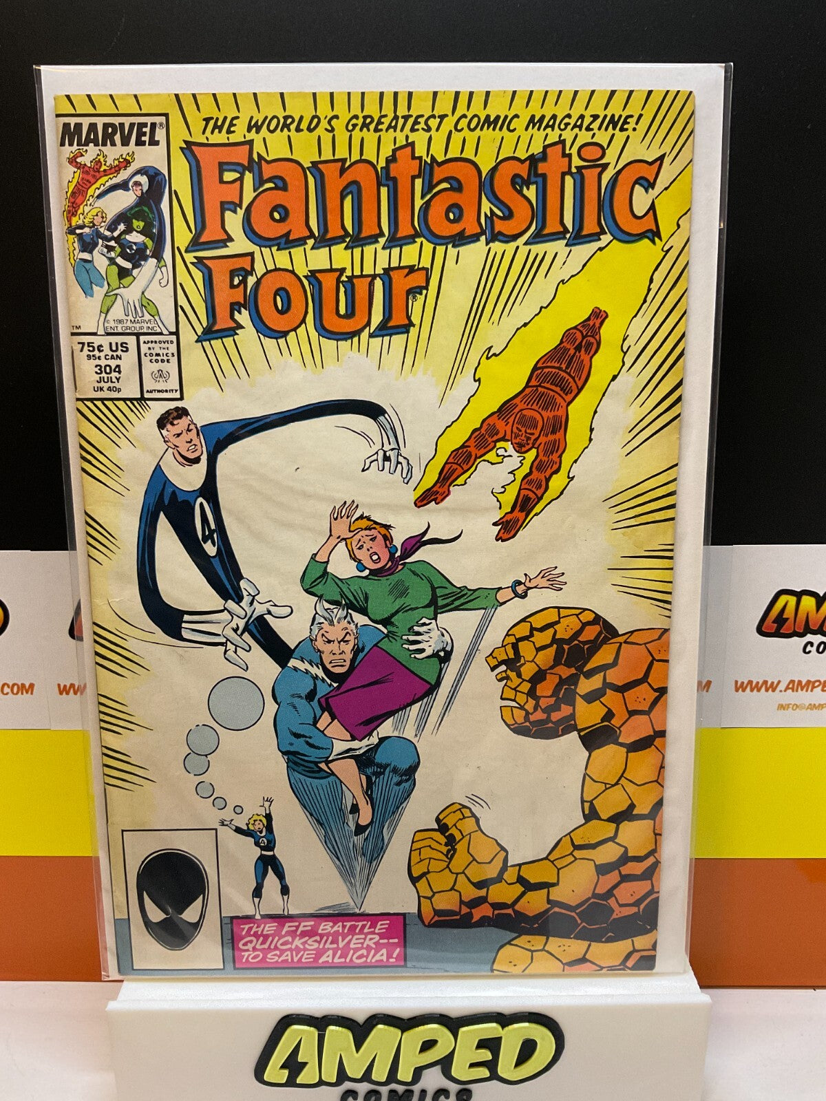 Fantastic Four #304 Direct Market Edition ~ 1987 Marvel Comics