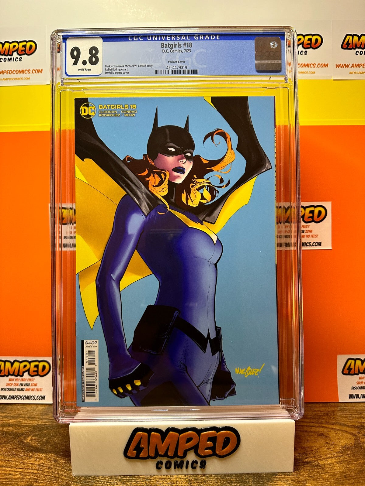 BATGIRLS #18 (2023) David Marquez Card Stock Variant CGC 9.8 DC