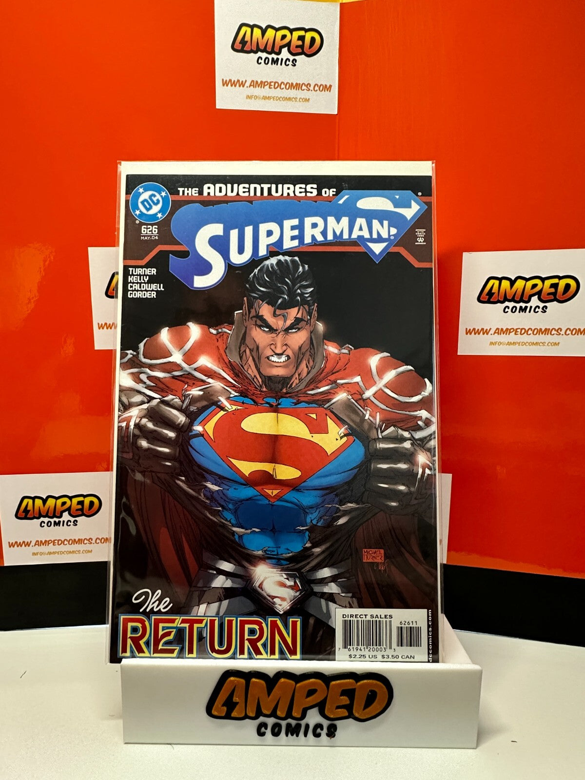 ADVENTURES OF SUPERMAN # 626 DC Comic 2004 Godfall Michael Turner