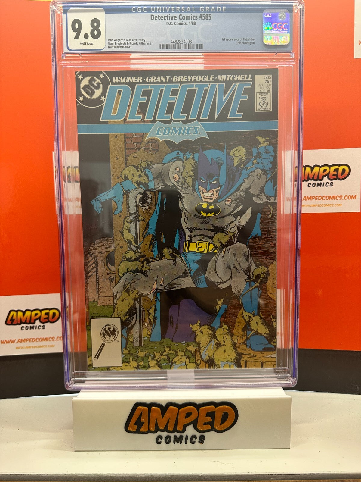 Detective Comics #625 (1988) CGC 9.8 🔑1st app Ratcatcher, Otis Flannegan🔑