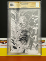 Blank Cover Sketch art CGC NG Thor Sketch by Ryan Pasibe