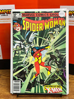 Spider-Woman #38 vs X-MEN & JUGGERNAUT! 2ND SIRYN! NEWSSTAND Great Condition