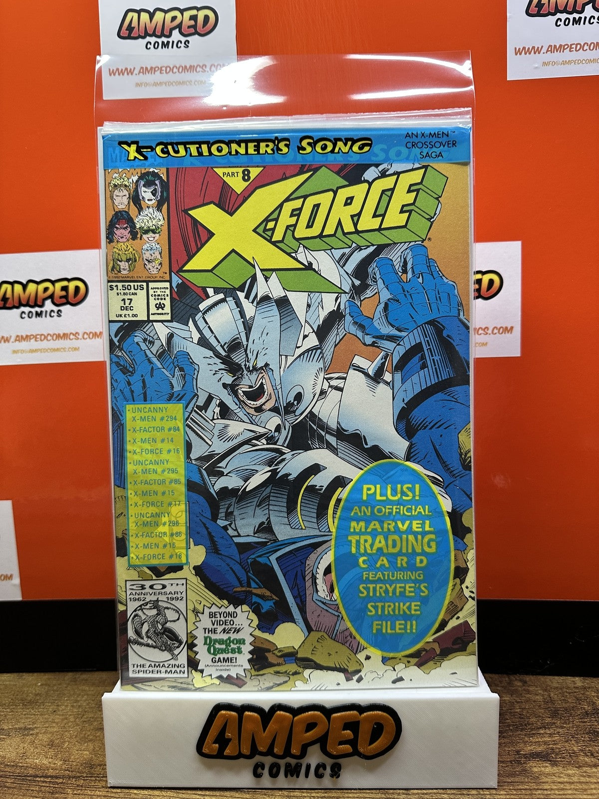 X-Force #17 Marvel 1992 POLYBAG W/CARD