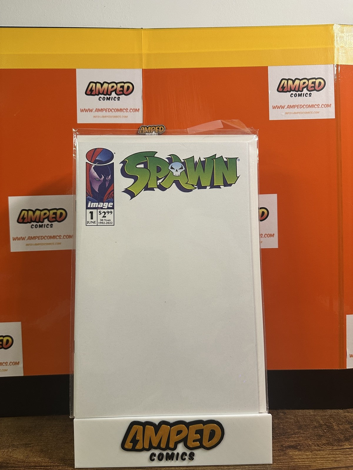 30TH ANNIVERSARY Spawn #1 Image BLANK VARIANT 2022