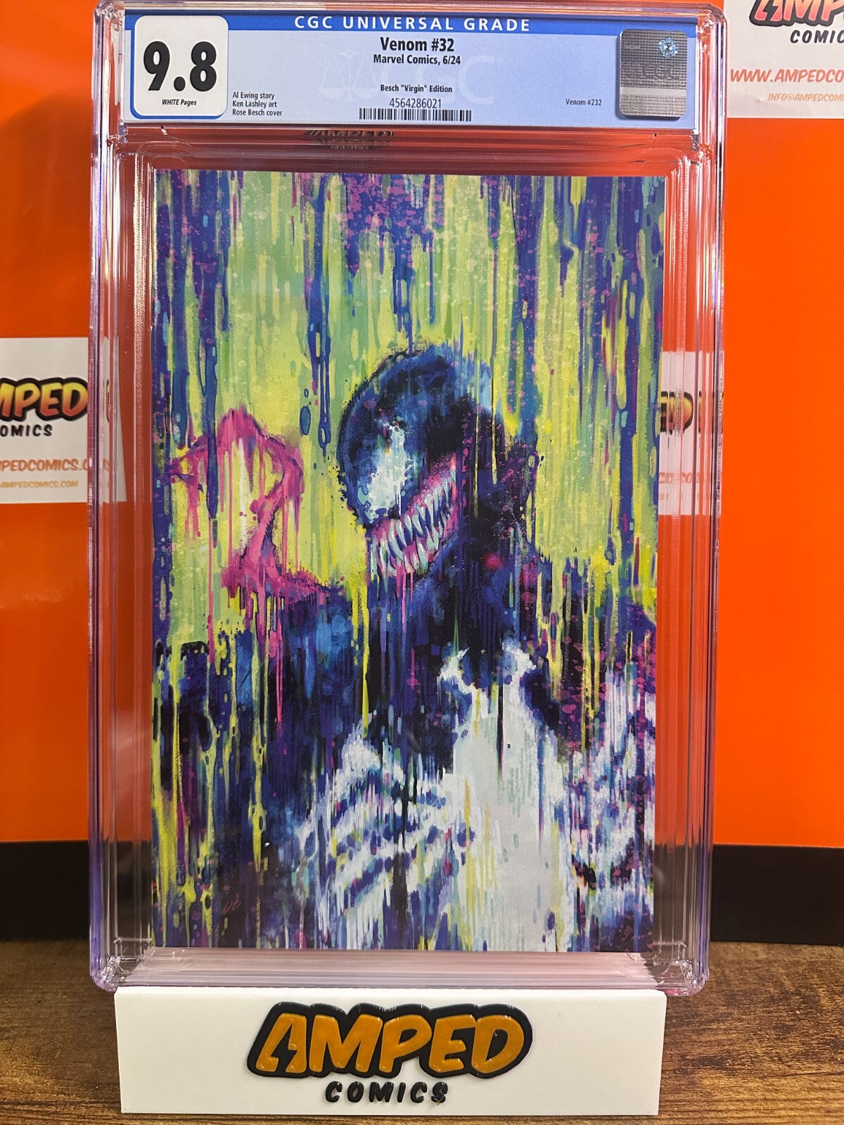 VENOM 32 1:100 ROSE BESCH VIRGIN VARIANT NM RETAILER INCENTIVE RATIO CGC 9.8