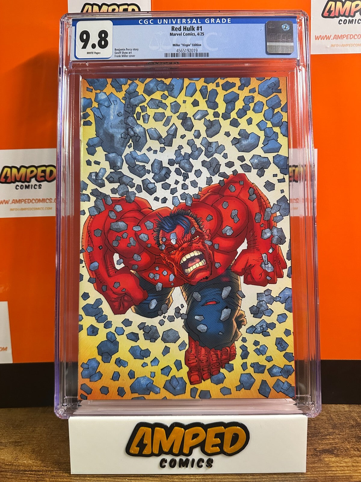 Red Hulk #1 (1:100 Miller "Virgin" Edition) V CGC 9.8