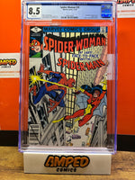 Spider-Woman #20 Marvel ⋅ 1979 CGC 8.5🔑1st mtg of Spider-Man and Spider-Woman
