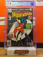 Spider-Woman #1 Marvel ⋅ 1978 CGC 7.0🔑Costume debut & origin of Spider-woman 🔑