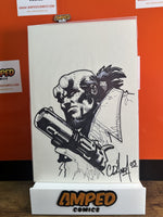 CARLOS D'ANDA HELLBOY SKETCH (2003) W/COA