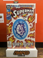 Superman in Action Comics #687 DC SIGNED MIKE CARLIN W/COA (1993)