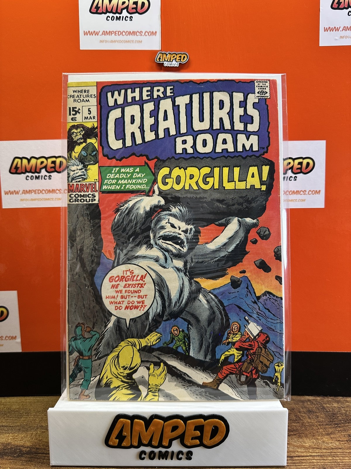 Where Creatures Roam #5 Marvel Comics