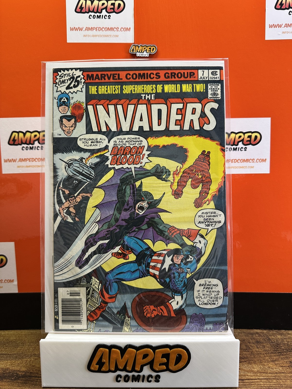 The Invaders #7 Marvel Comics