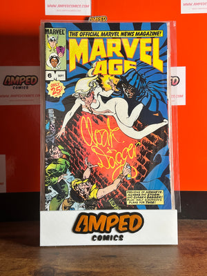 Marvel Age #6 Sept Marvel Comics News Magazine Signed Walt Simonson