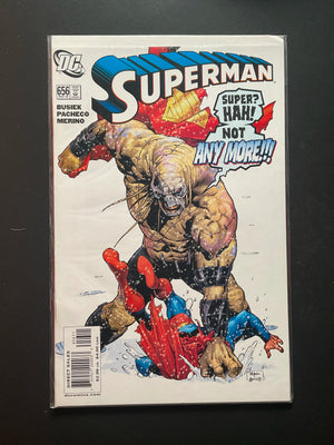 Superman 656 DC Comics Nov 2006 Busiek Pacheco Merino Cover