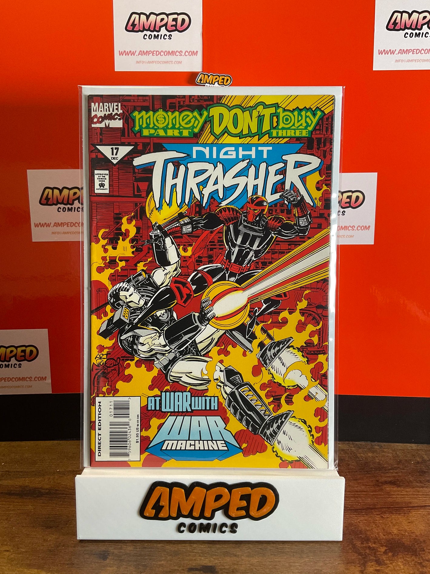 Night Thrasher 17 Marvel Comics Dec 1994 War Machine Appearance