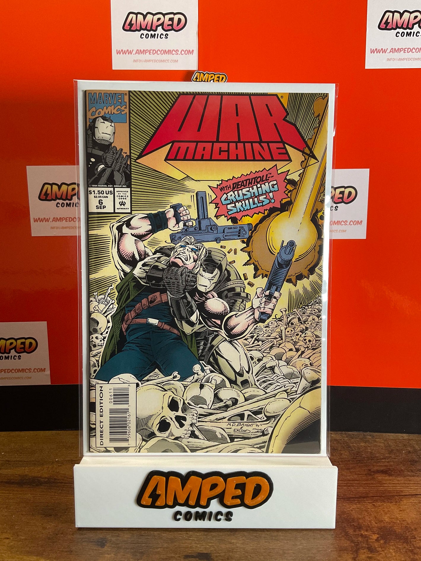 War Machine 8 Marvel Comics Sep 1994 Deathlok Appearance