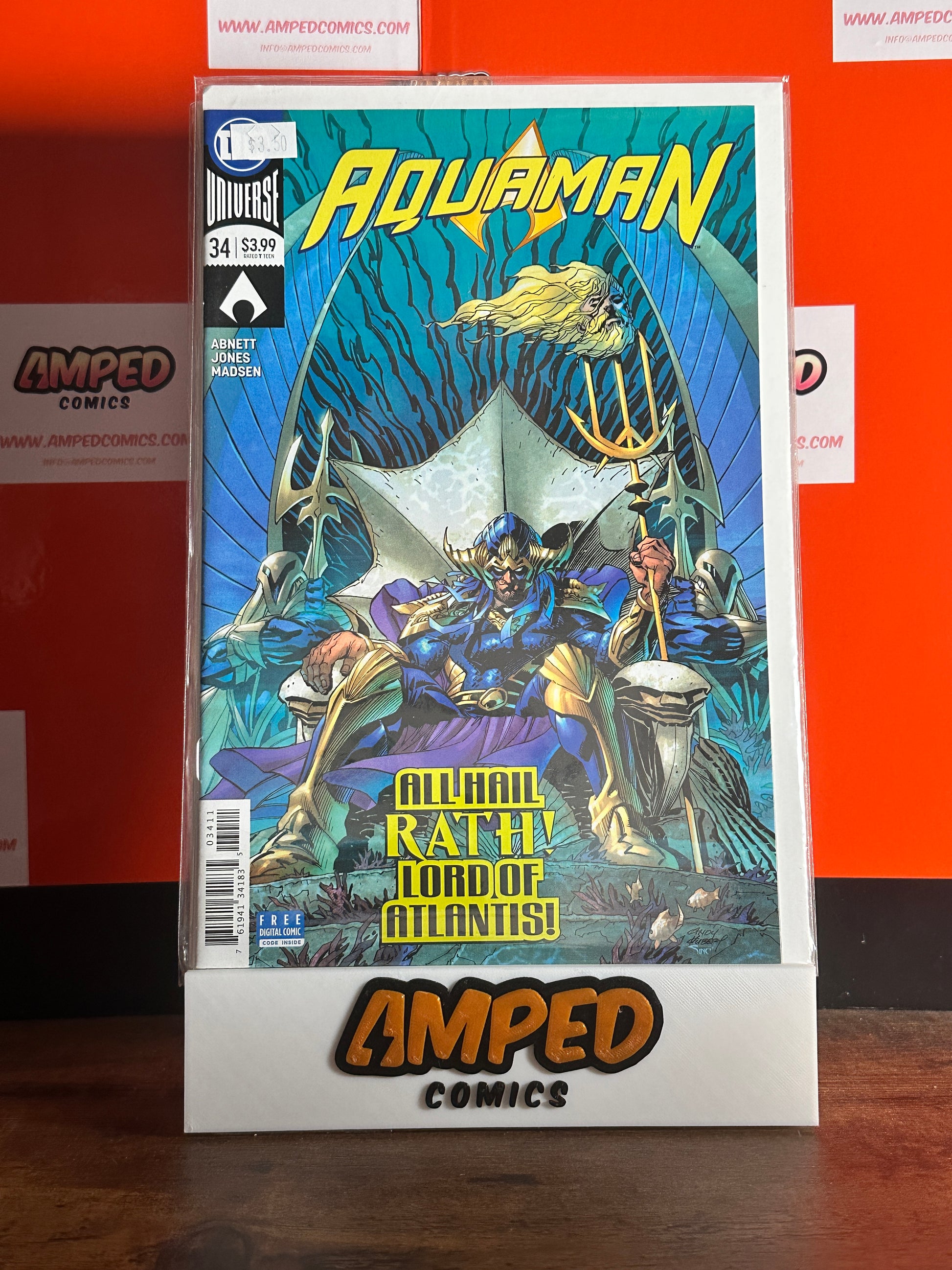 Aquaman #34 DC Comics (DC Universe) Abnett Jones Madsen
