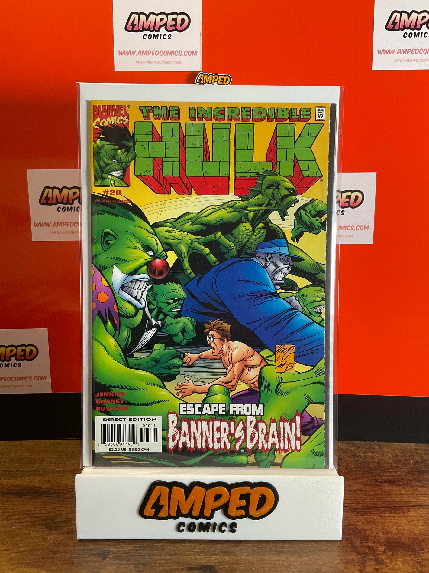 The Incredible Hulk 20 Marvel Comics 2001 Escape from Banners Brain