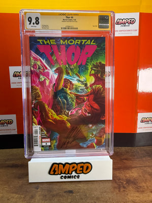 Mortal Thor #4 Alex Ross Cover CGC 9.8 - Signed by Alex Ross