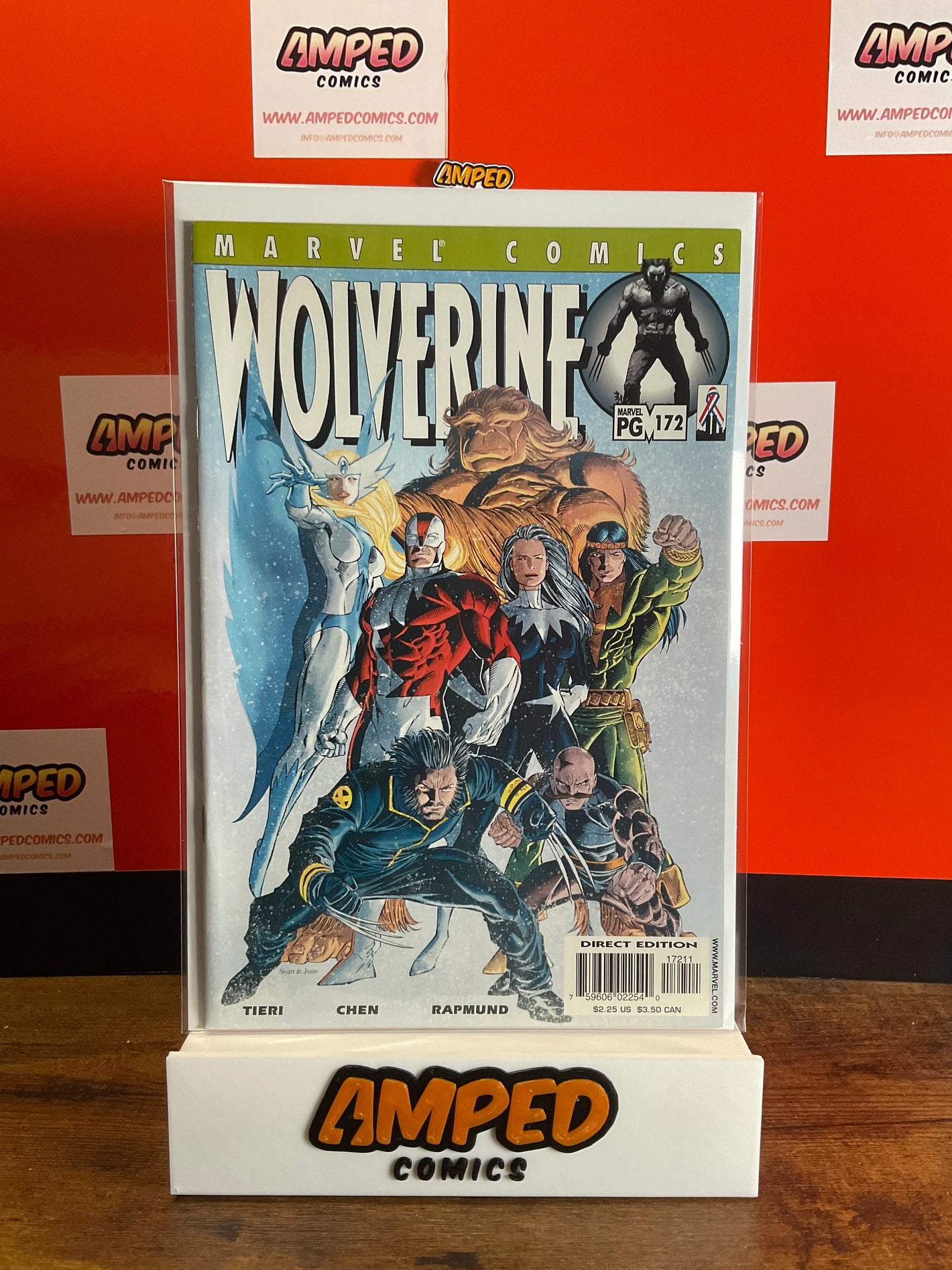 Wolverine 172 Marvel Comics 2002 Tieri Chen Direct Edition