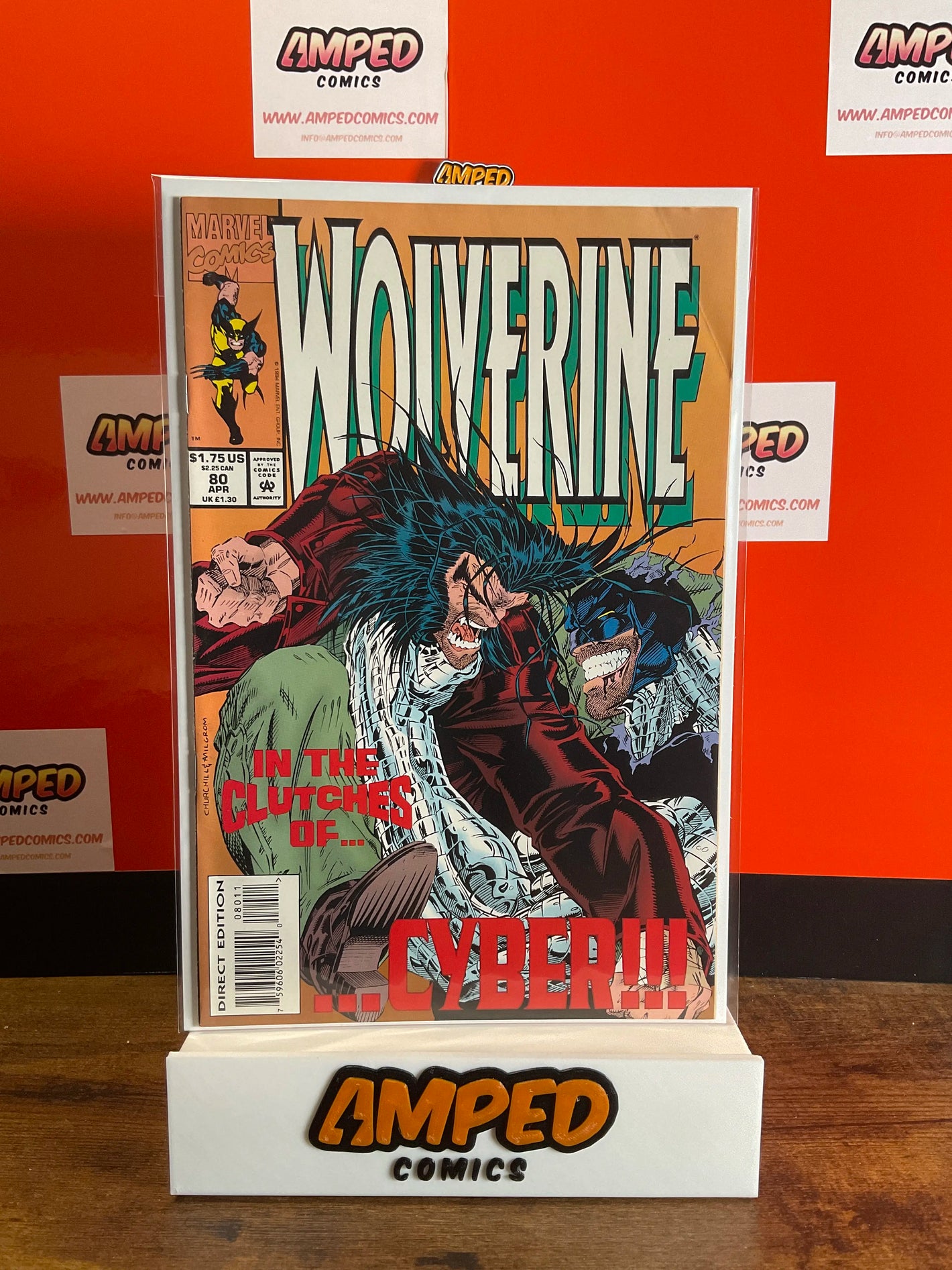 Wolverine 80 Marvel Comics April 1994 Cyber Appearance