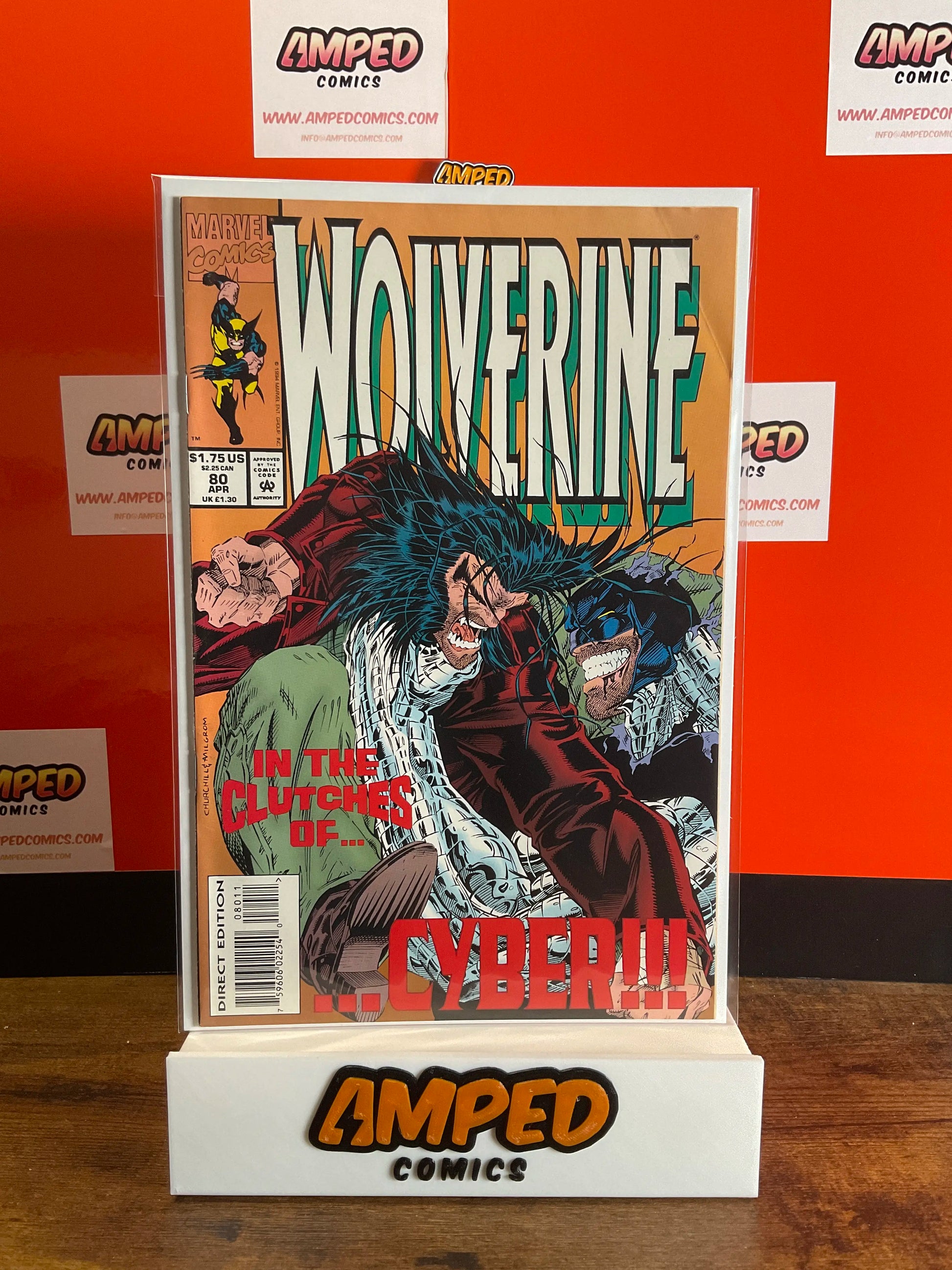 Wolverine 80 Marvel Comics April 1994 Cyber Appearance