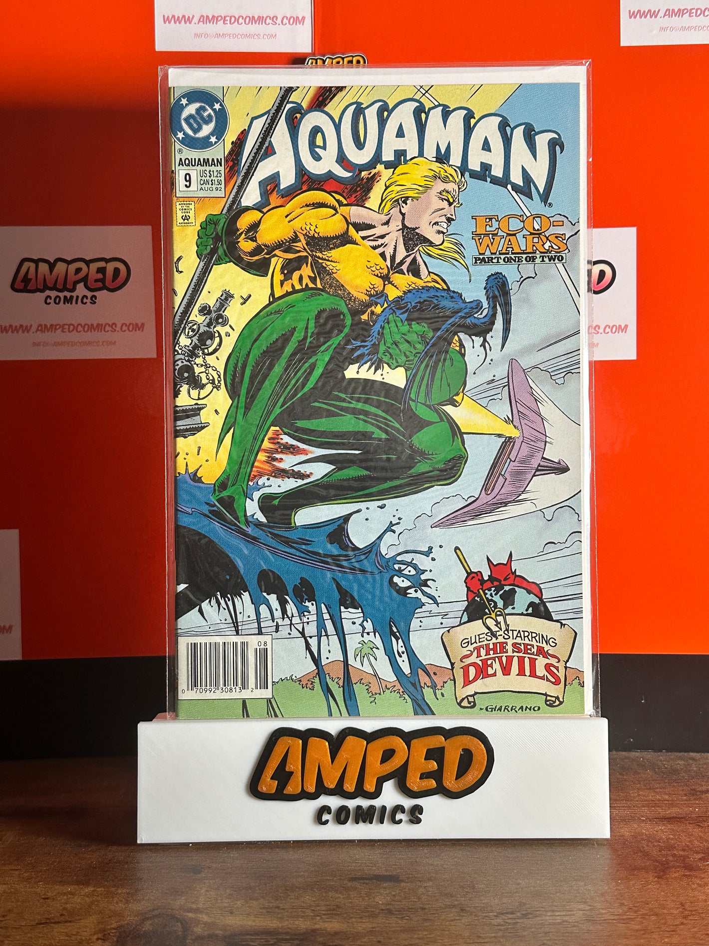 Aquaman #9 DC Comics (Aug 1992) Eco-Wars Part One of Two