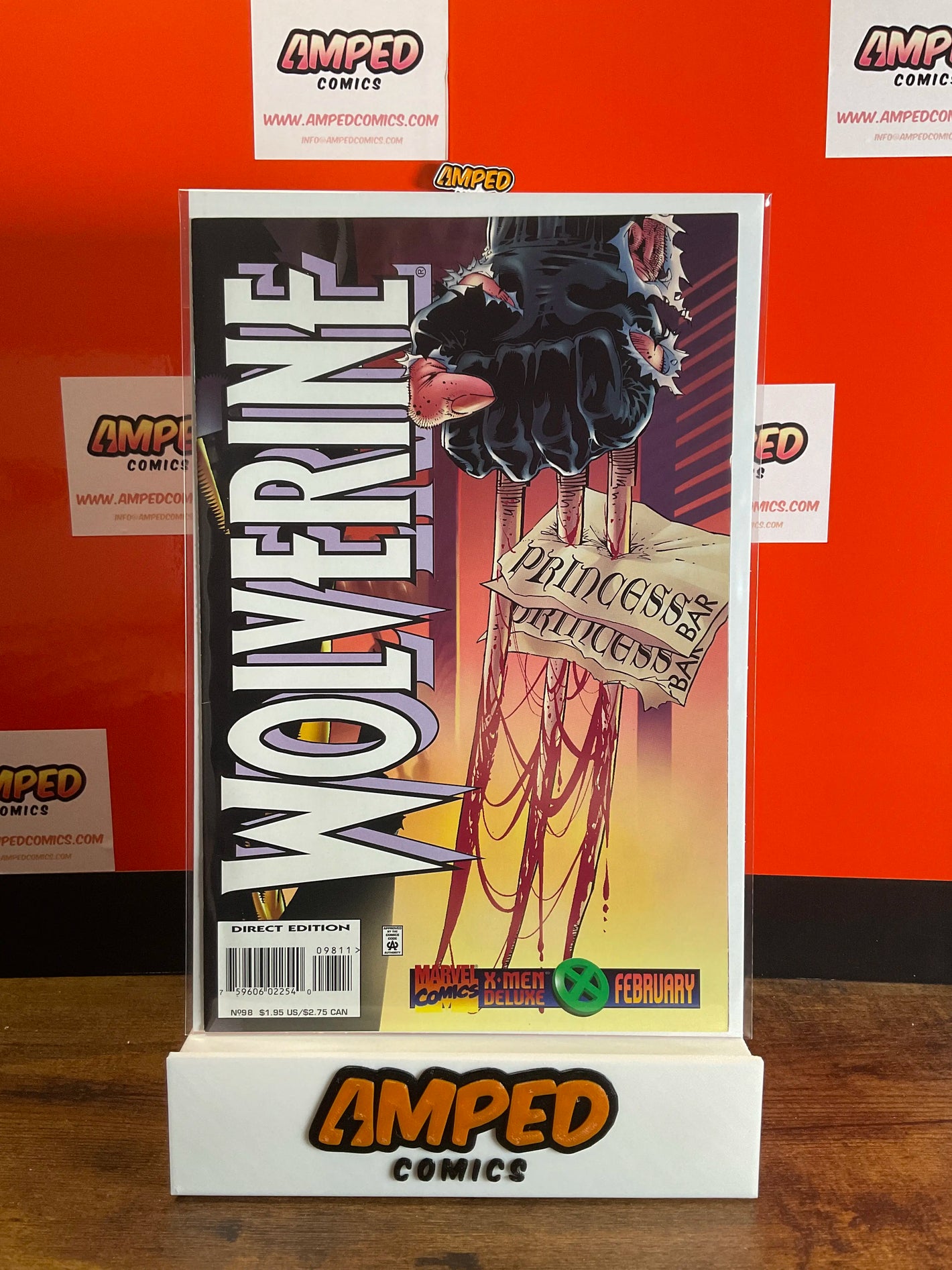 Wolverine 98 Marvel Comics February 1996 X-Men Deluxe