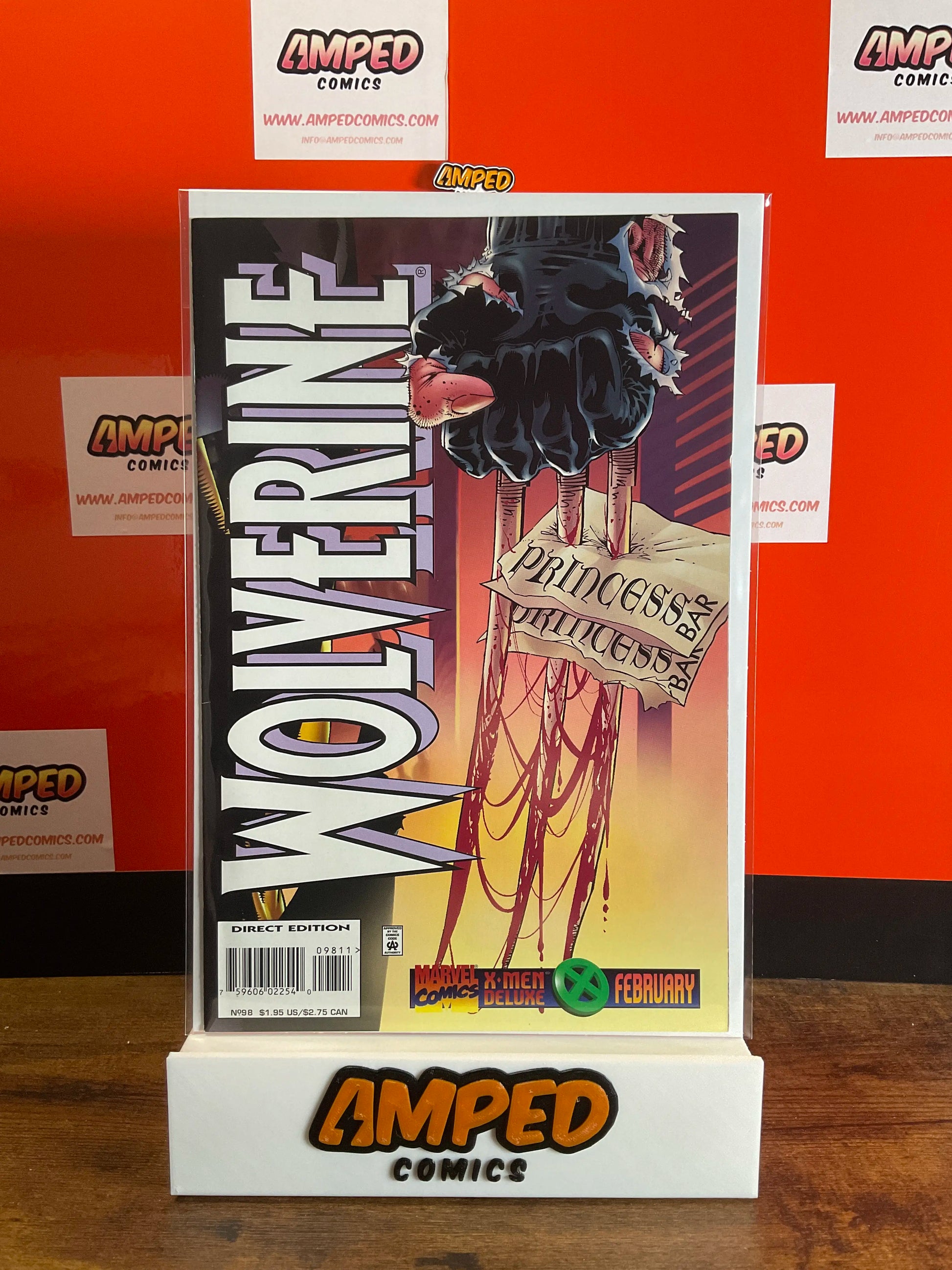 Wolverine 98 Marvel Comics February 1996 X-Men Deluxe