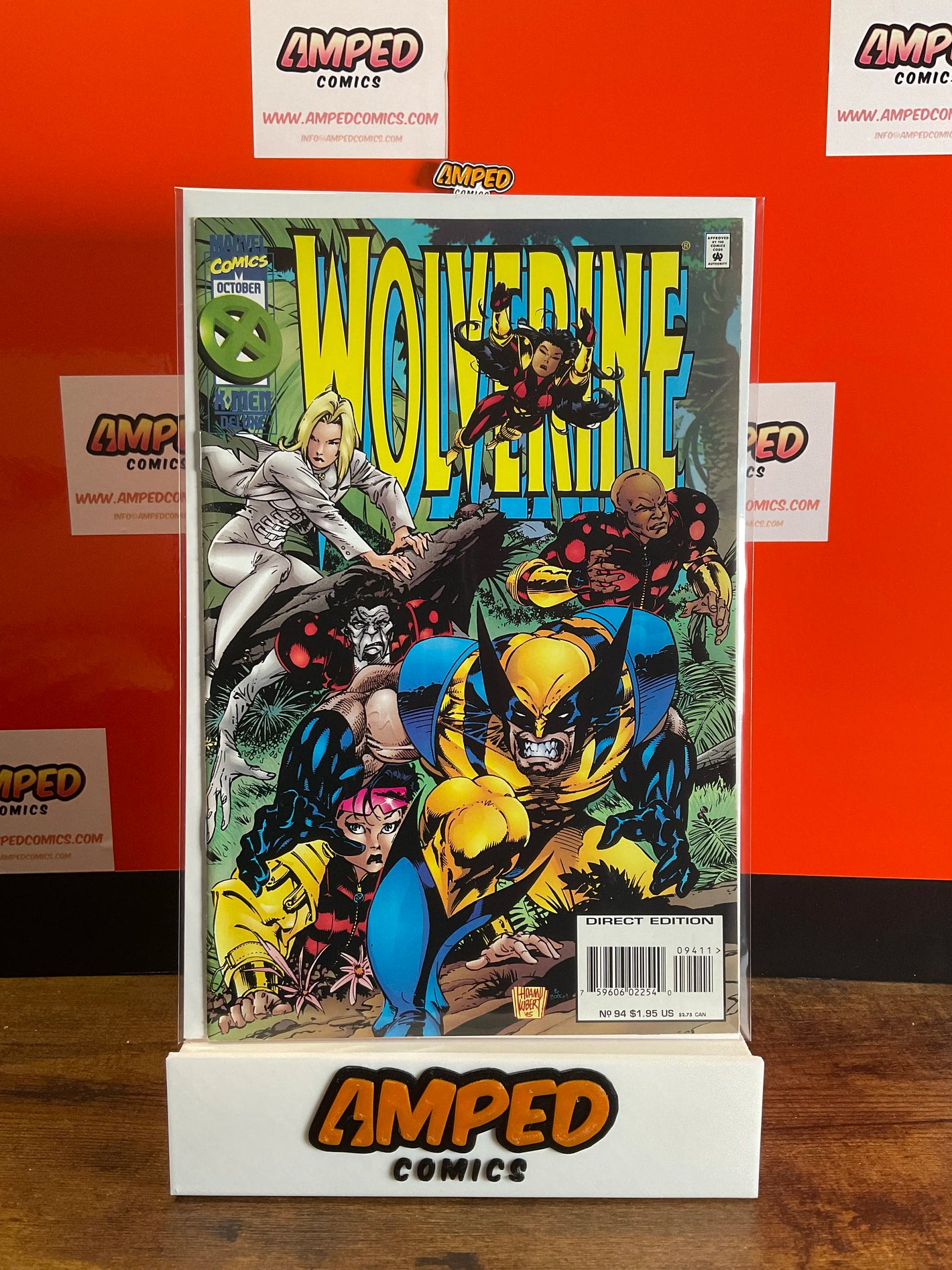 Wolverine 94 Marvel Comics October 1995 Direct Edition