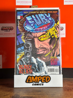 Fury of S.H.I.E.L.D. #3 Marvel Comics 1995 Direct Edition Iron Man