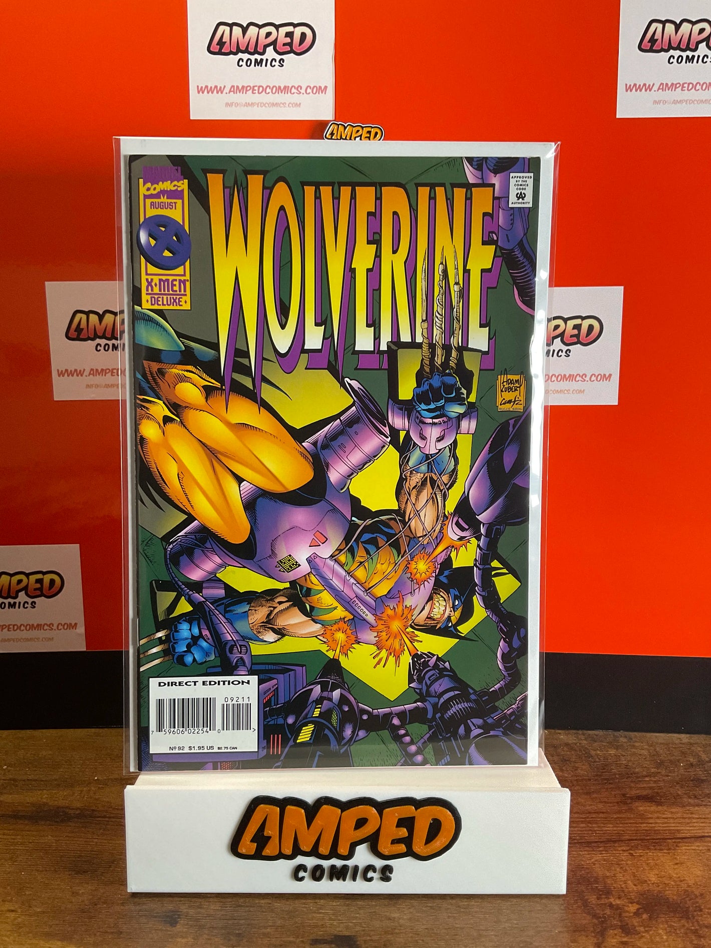 Wolverine 92 (August 1995) Marvel Comics X-Men Deluxe