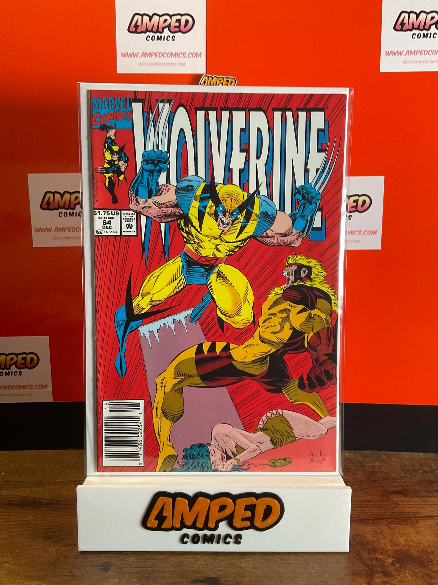 Wolverine 64 Marvel Comics Dec 1992 Sabretooth Appearance