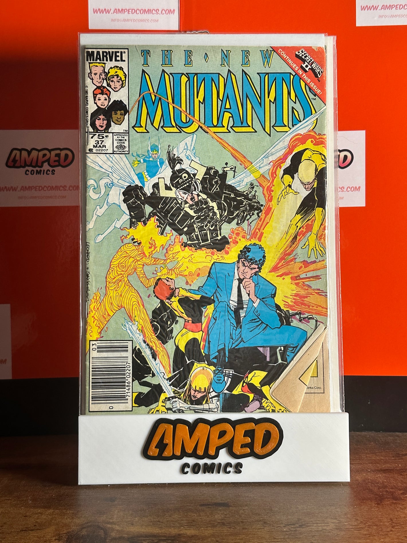 The New Mutants #37 Marvel Comics 1986 Secret Wars II Tie-In LOW GRADE