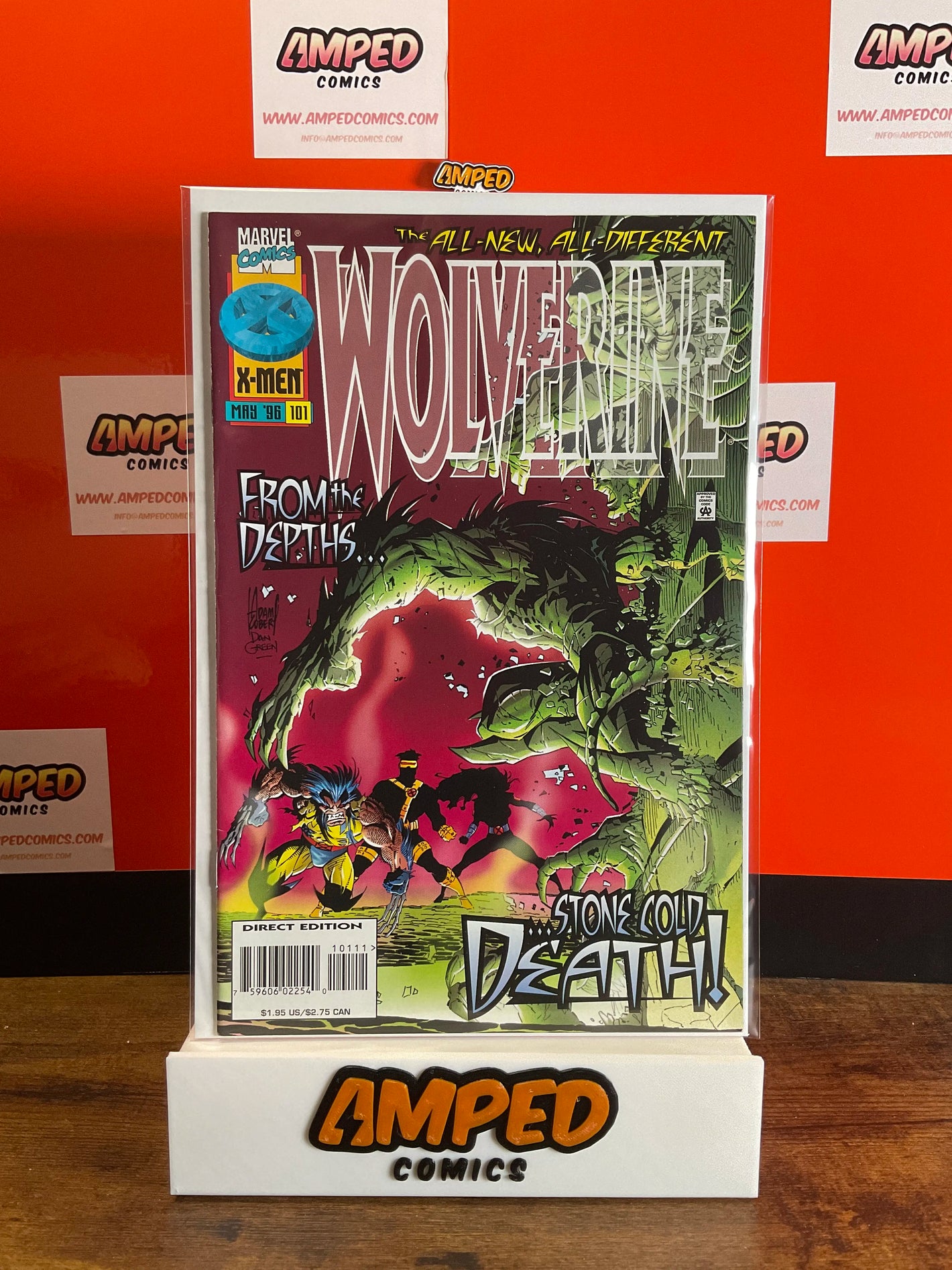 Wolverine 101 Marvel Comics May 1996 X-Men Stone Cold Death