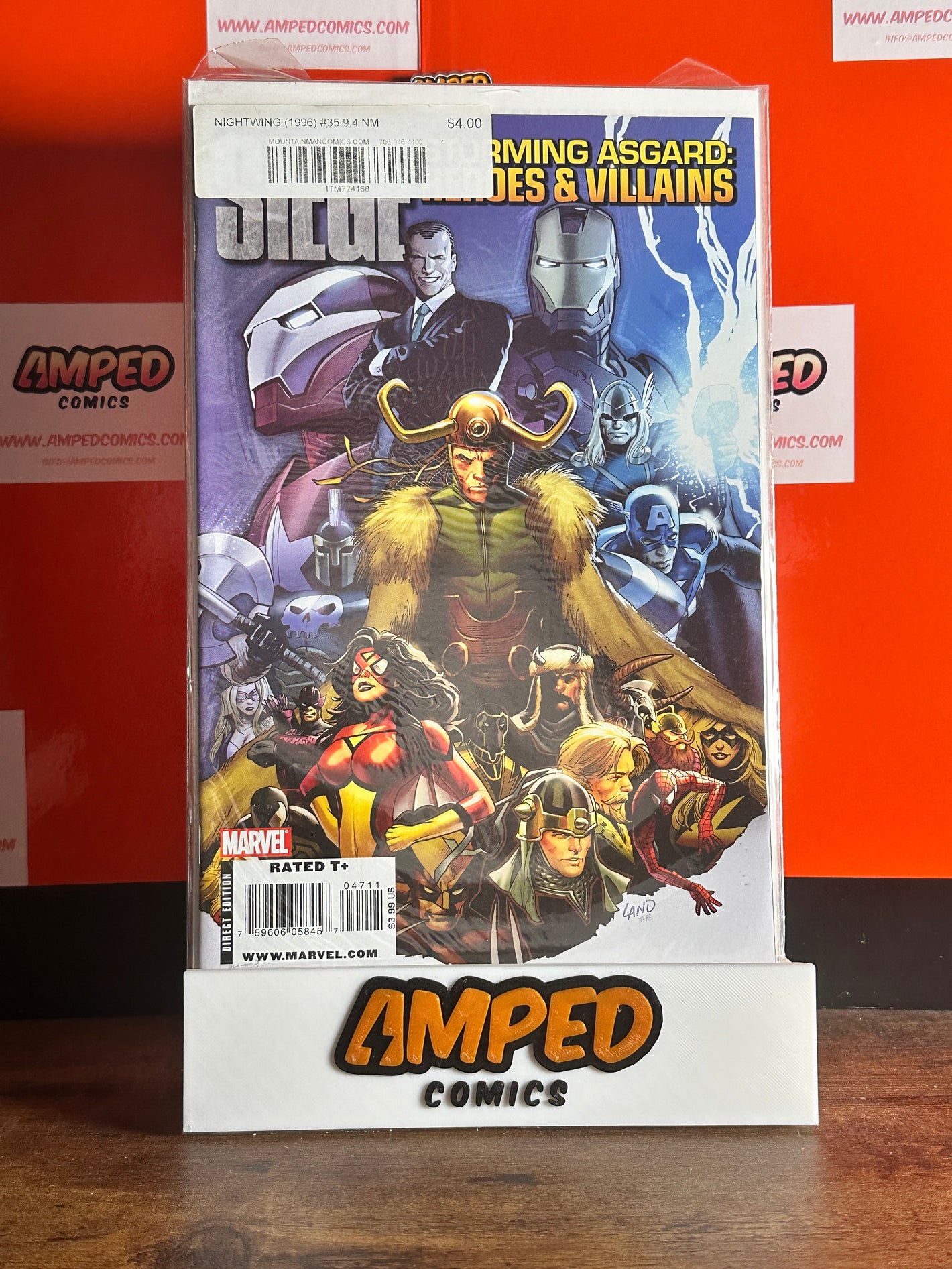 Siege: STORMING ASGAARD HEROES AND VILLAINS Marvel Comics (2010)