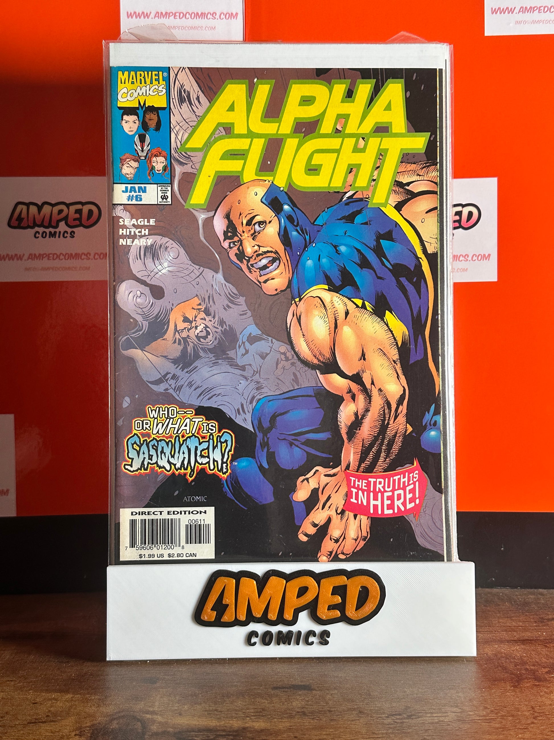Alpha Flight #6 Marvel Comics Jan Direct Edition