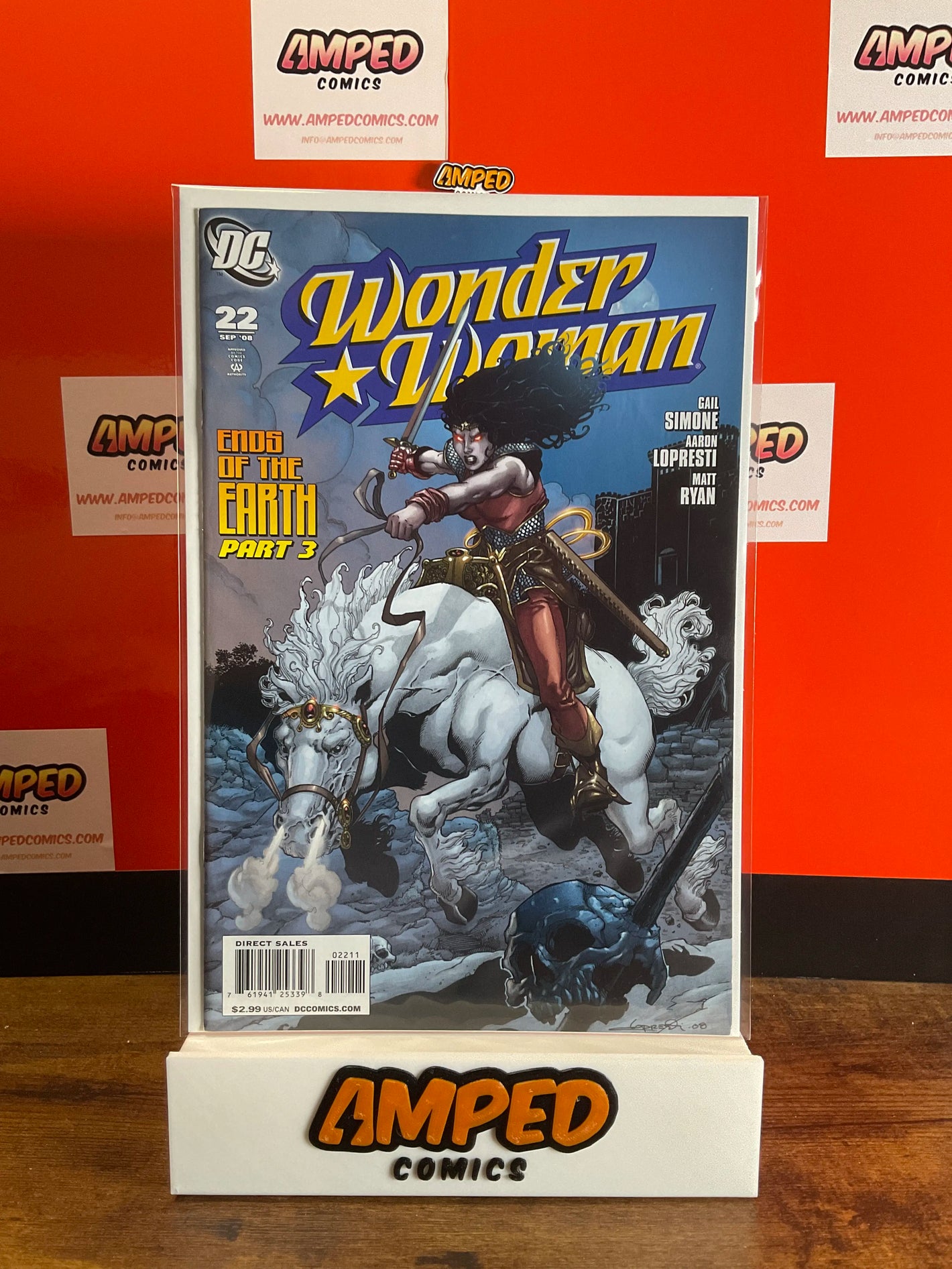 Wonder Woman 22 (Sep 2008) DC Comics - End of the Earth Part 3