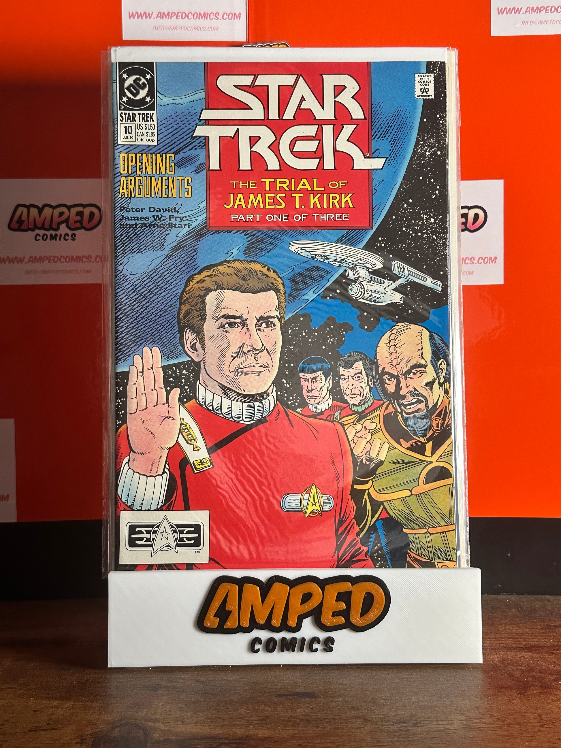 Star Trek #10 DC Comics 1990 Opening Arguments