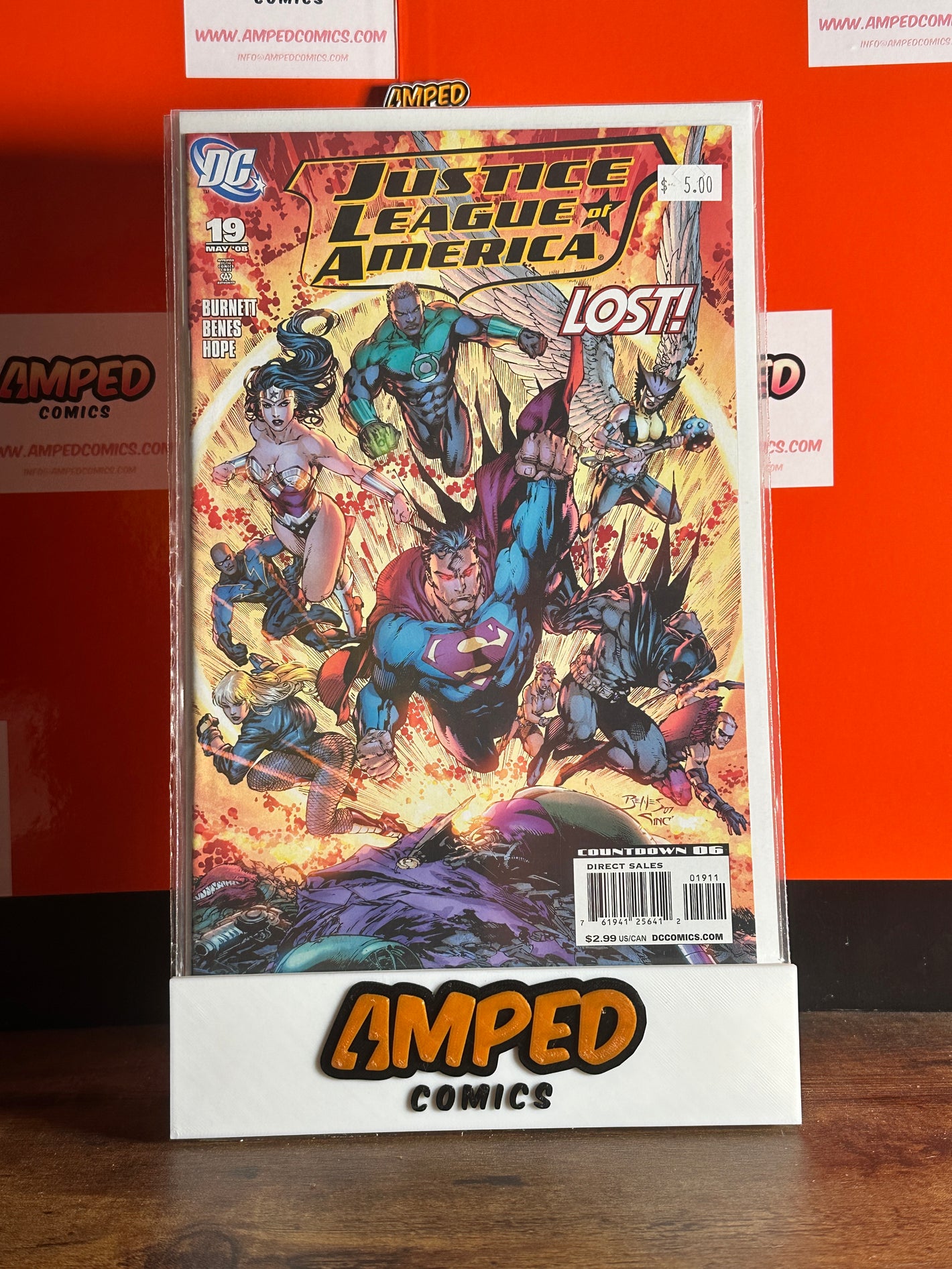 Justice League of America #19 DC Comics May 2008 Lost! Countdown 06