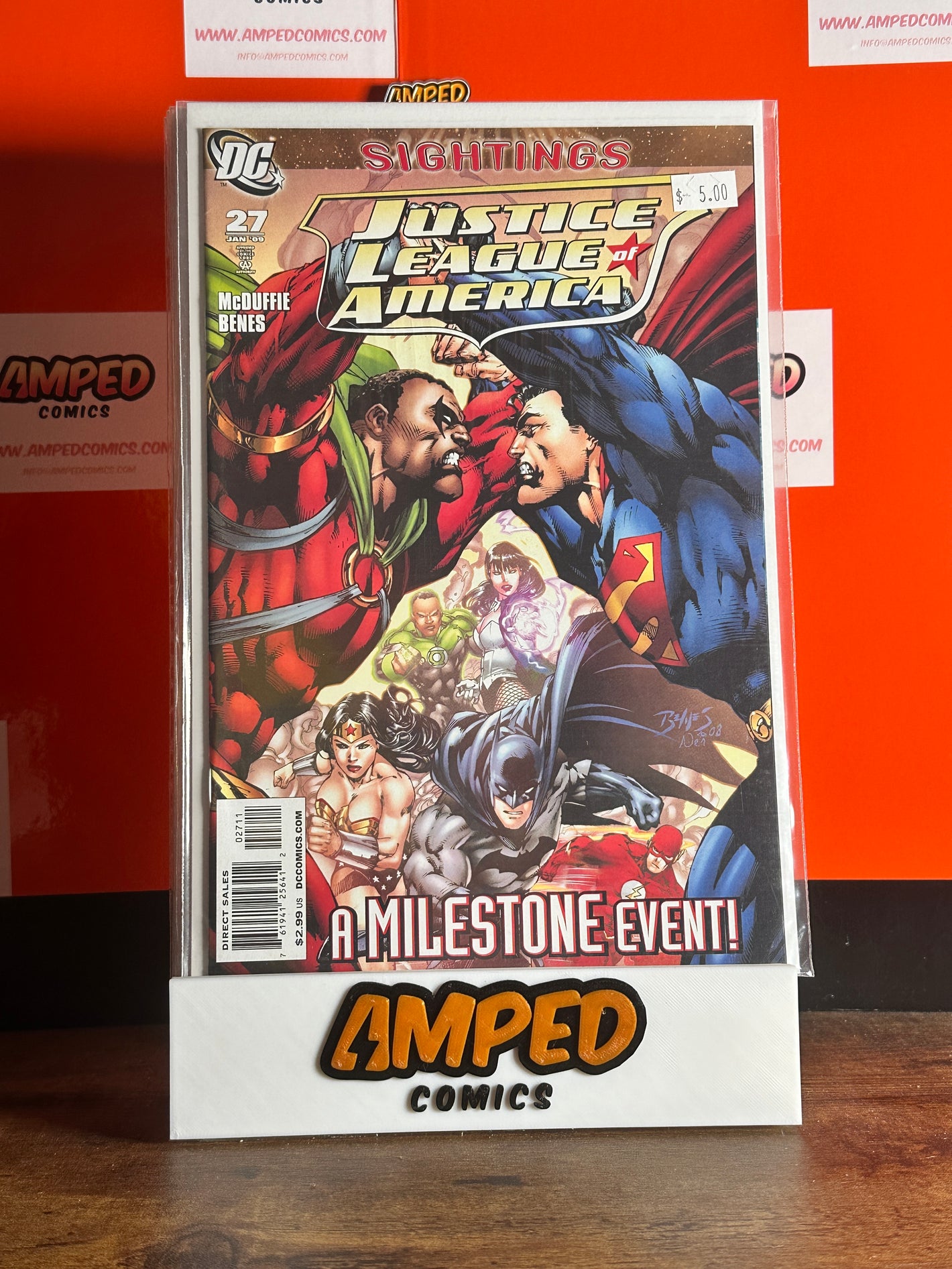 Justice League of America #27 DC Comics 2000 SIGHTINGS