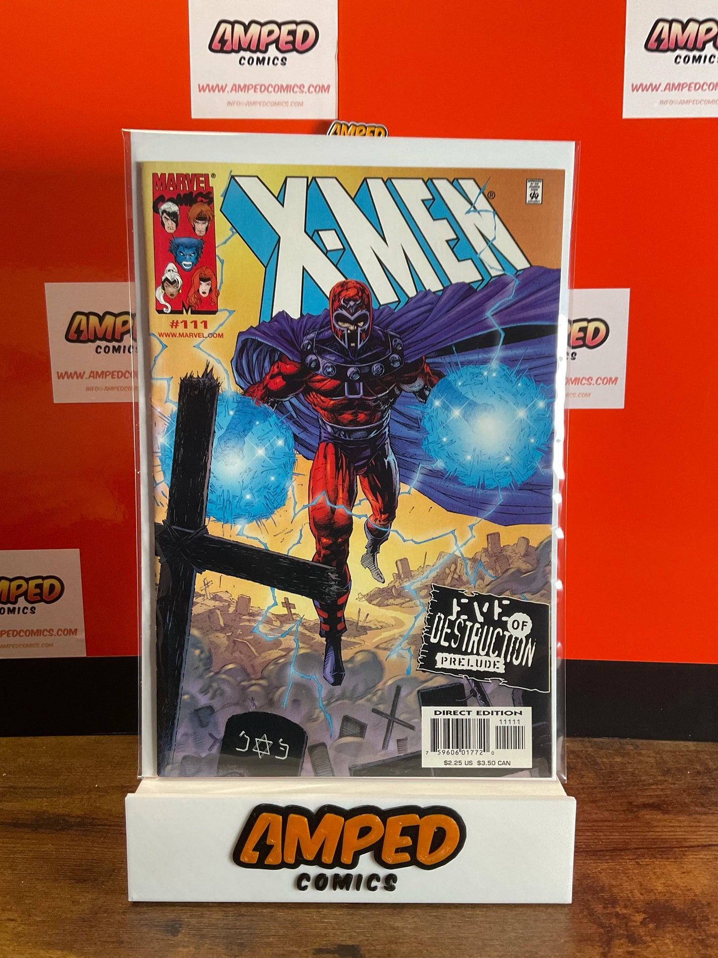 X-Men 111 Marvel Comics Direct Edition Magneto Cover