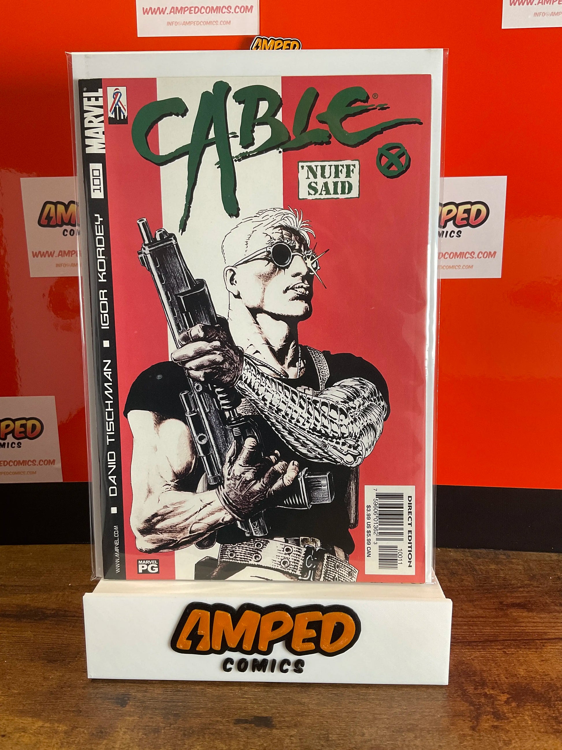 Cable 100 Marvel Comics Nuff Said Direct Edition