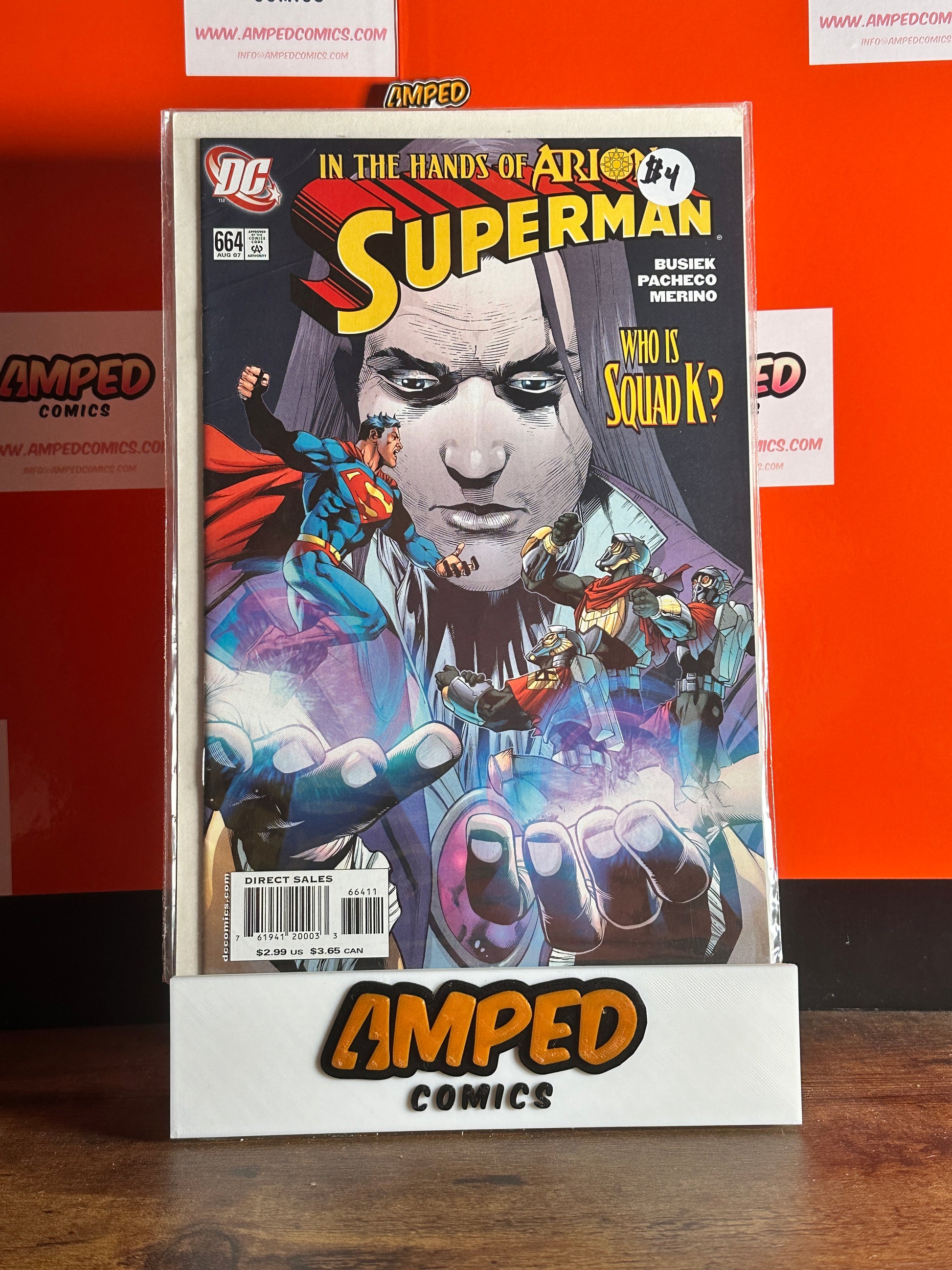 Superman #664 DC Comics (Aug 2007) In the Hands of Atlas
