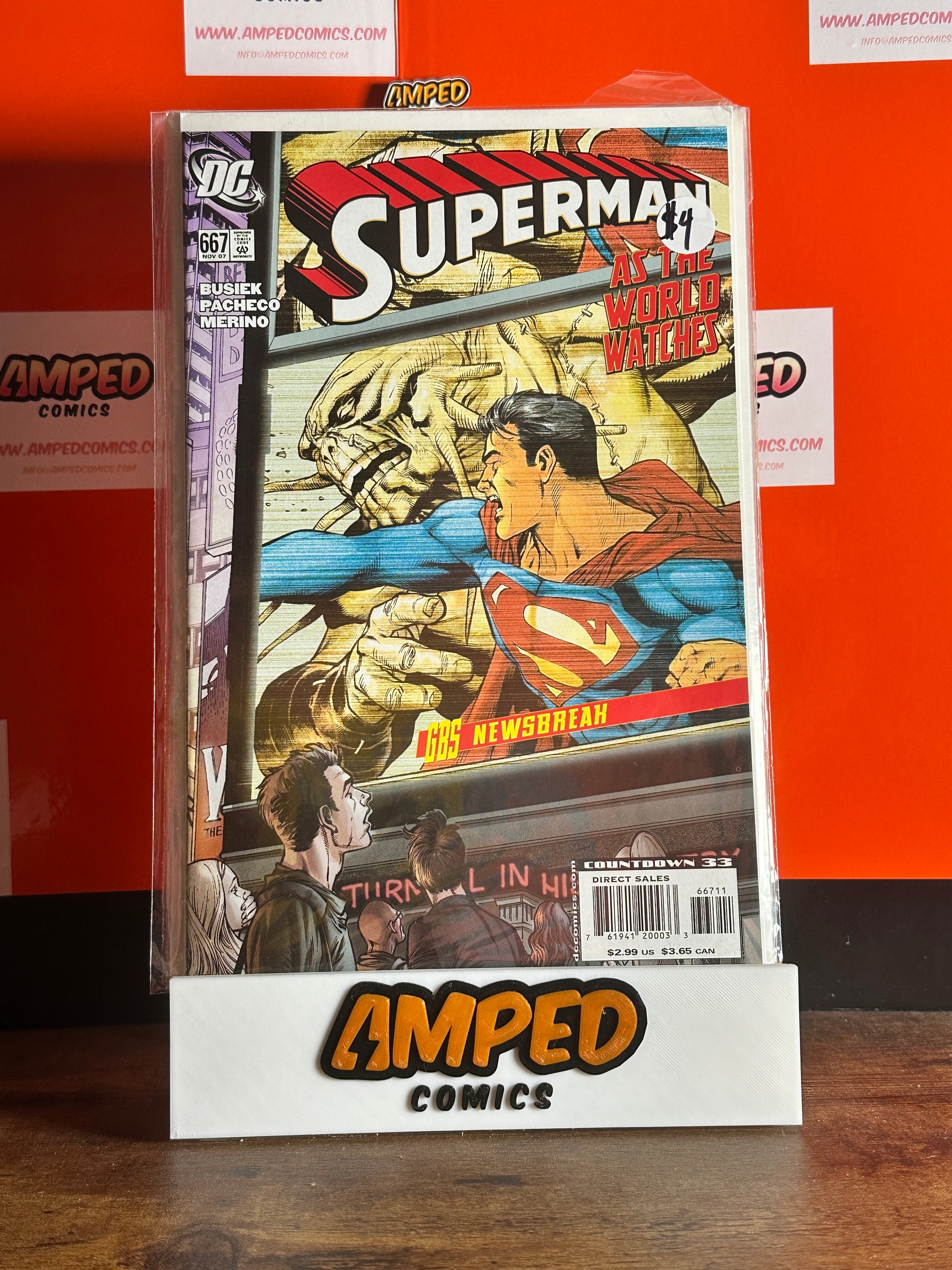Superman #667 DC Comics (Nov 2007) Busiek Pacheco Merino
