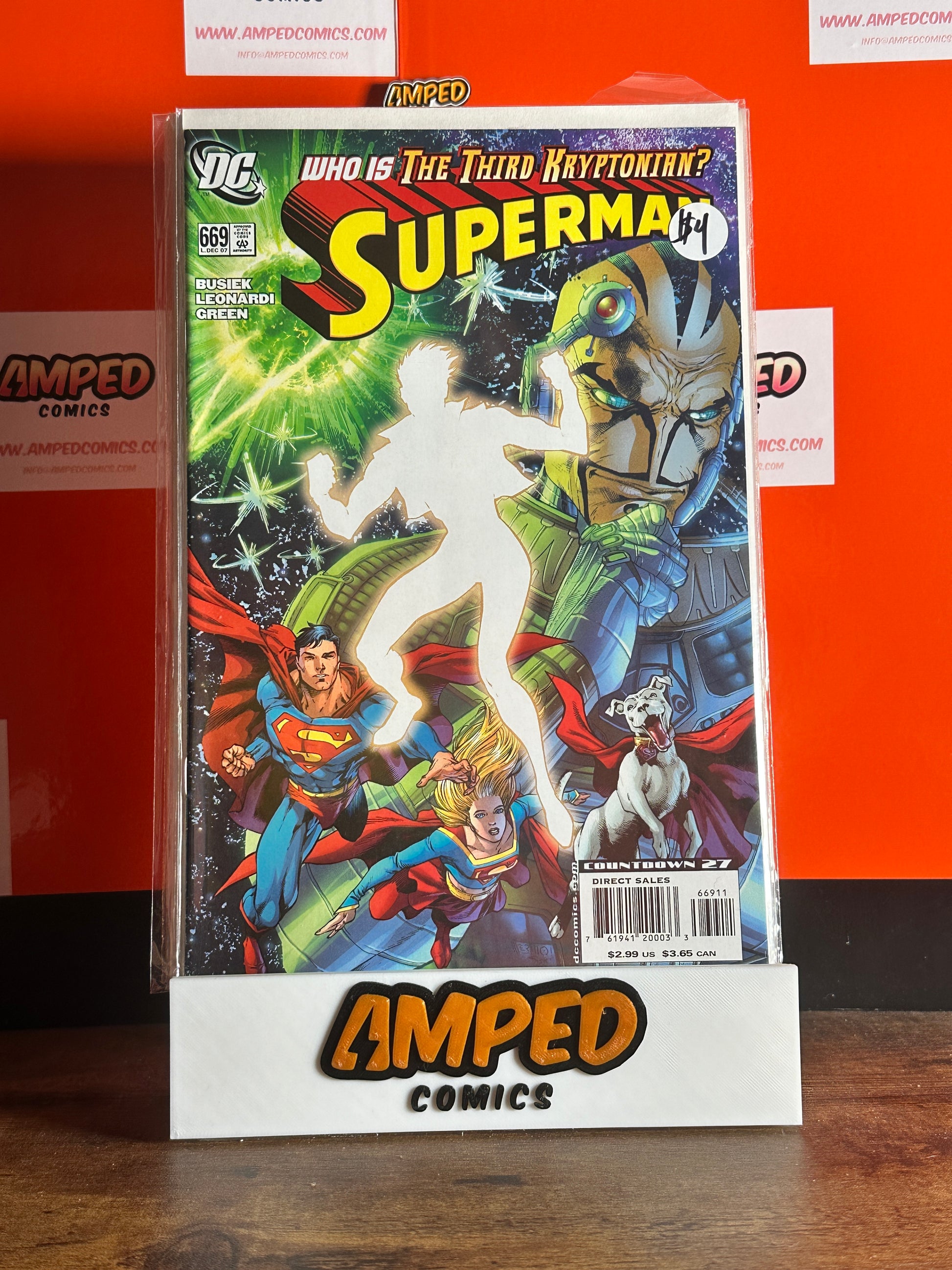 Superman #669 DC Comics 2007 Busiek Leonardi Green Countdown 27