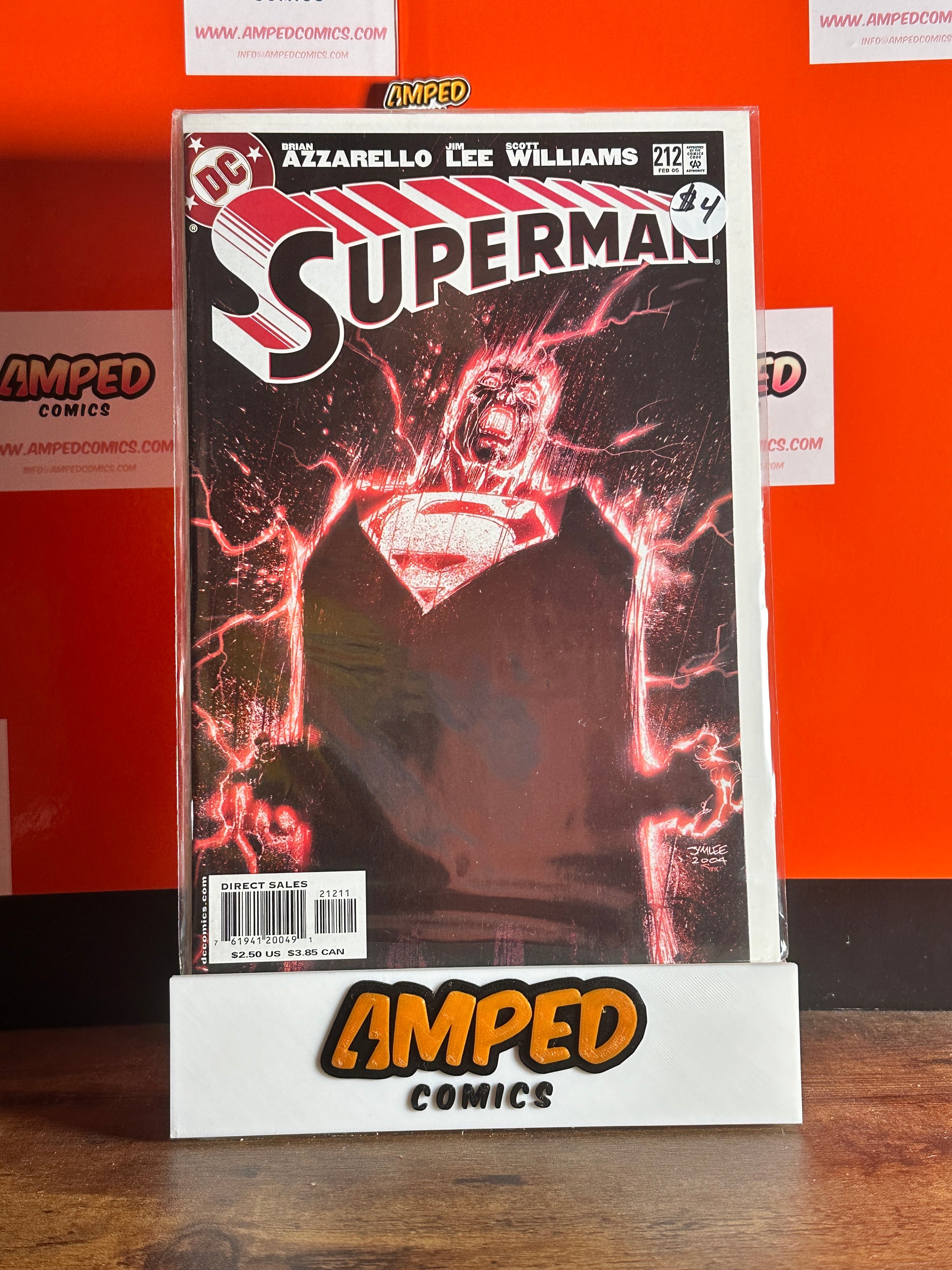Superman #212 DC Comics (Feb 2005) Azzarello Jim Lee Scott Williams