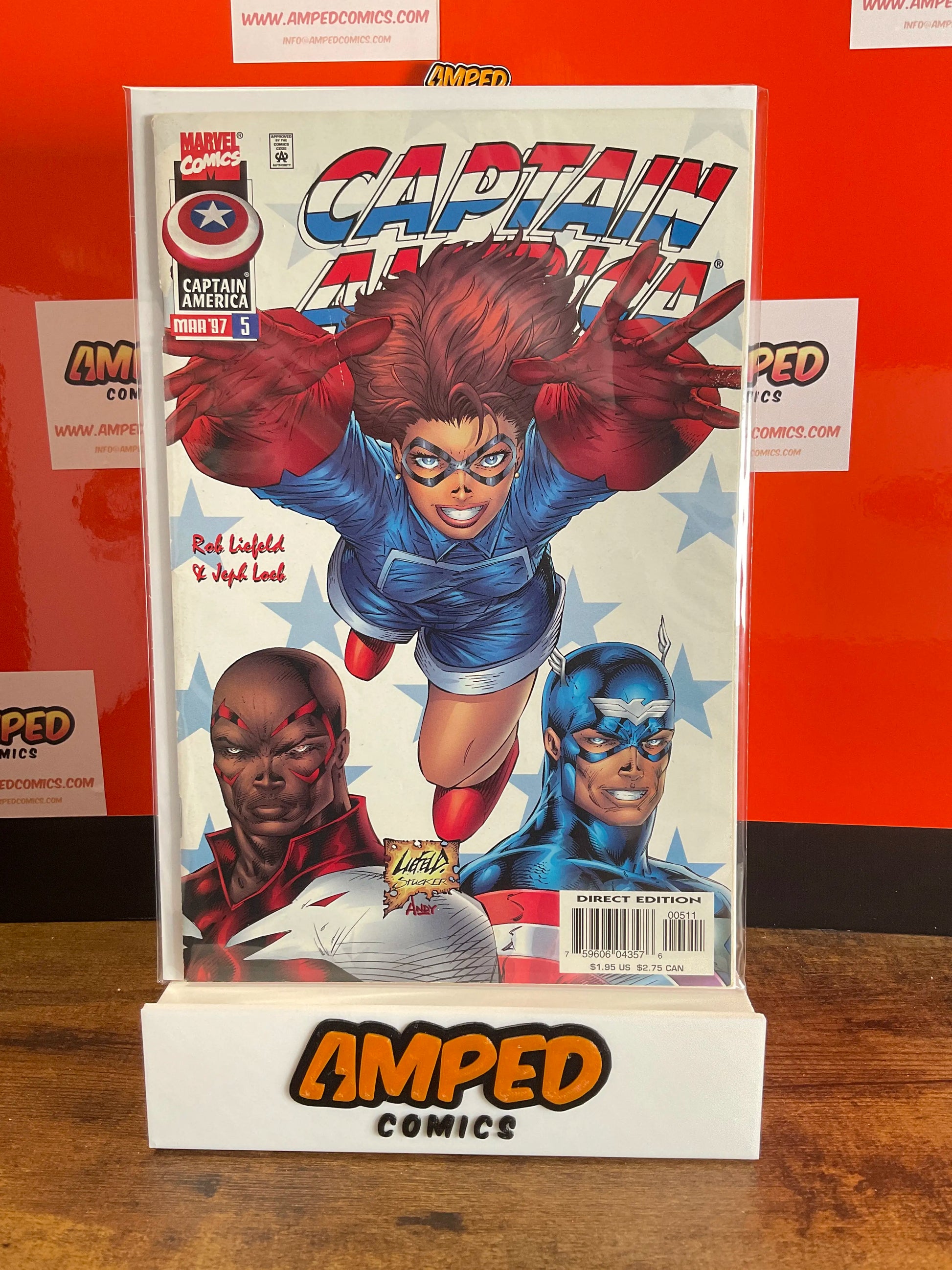 Captain America 5 Variant (Mar 1997) Marvel Comics