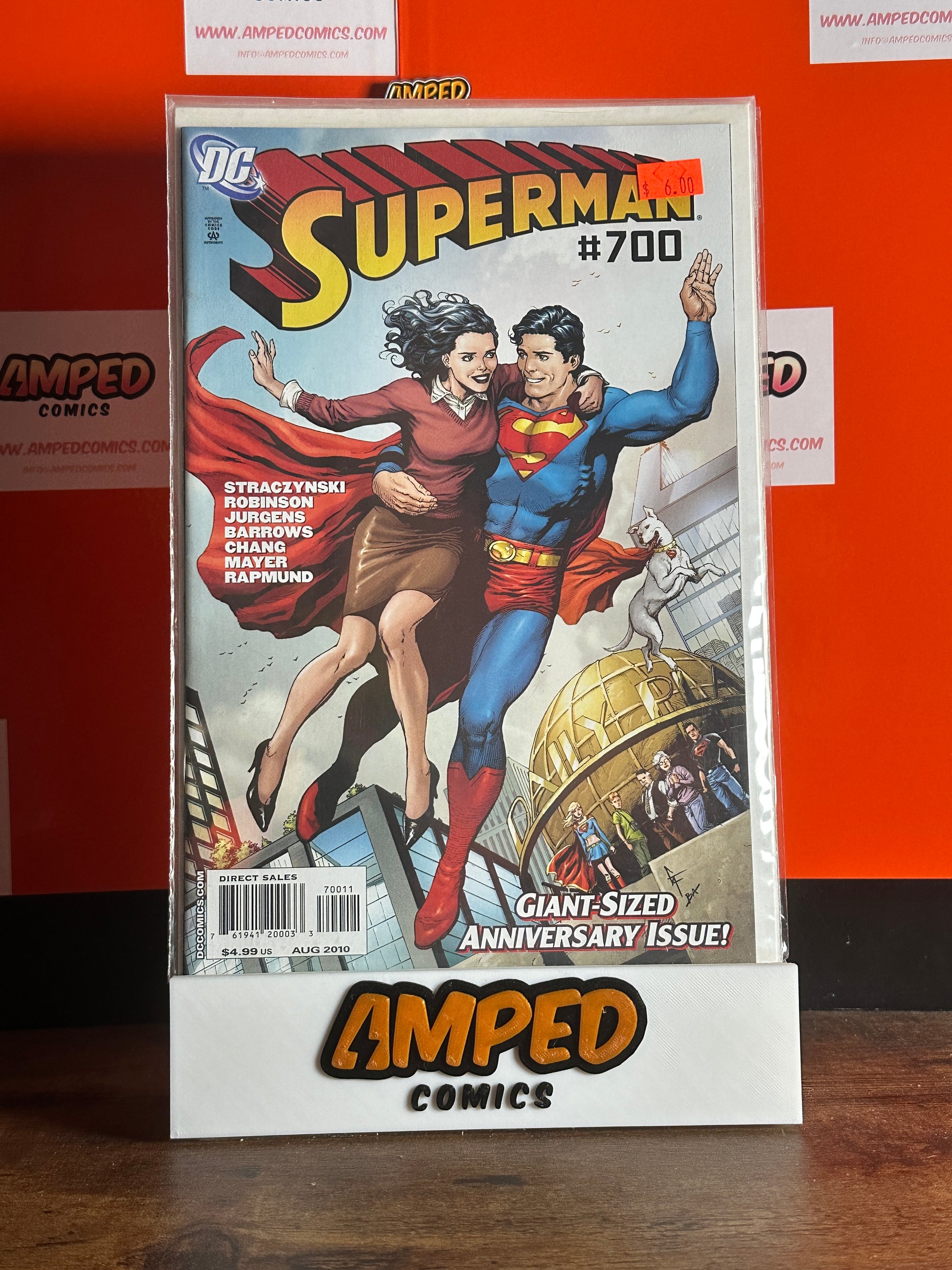 Superman #700 DC Comics Giant-Size Anniversary Issue Aug 2010
