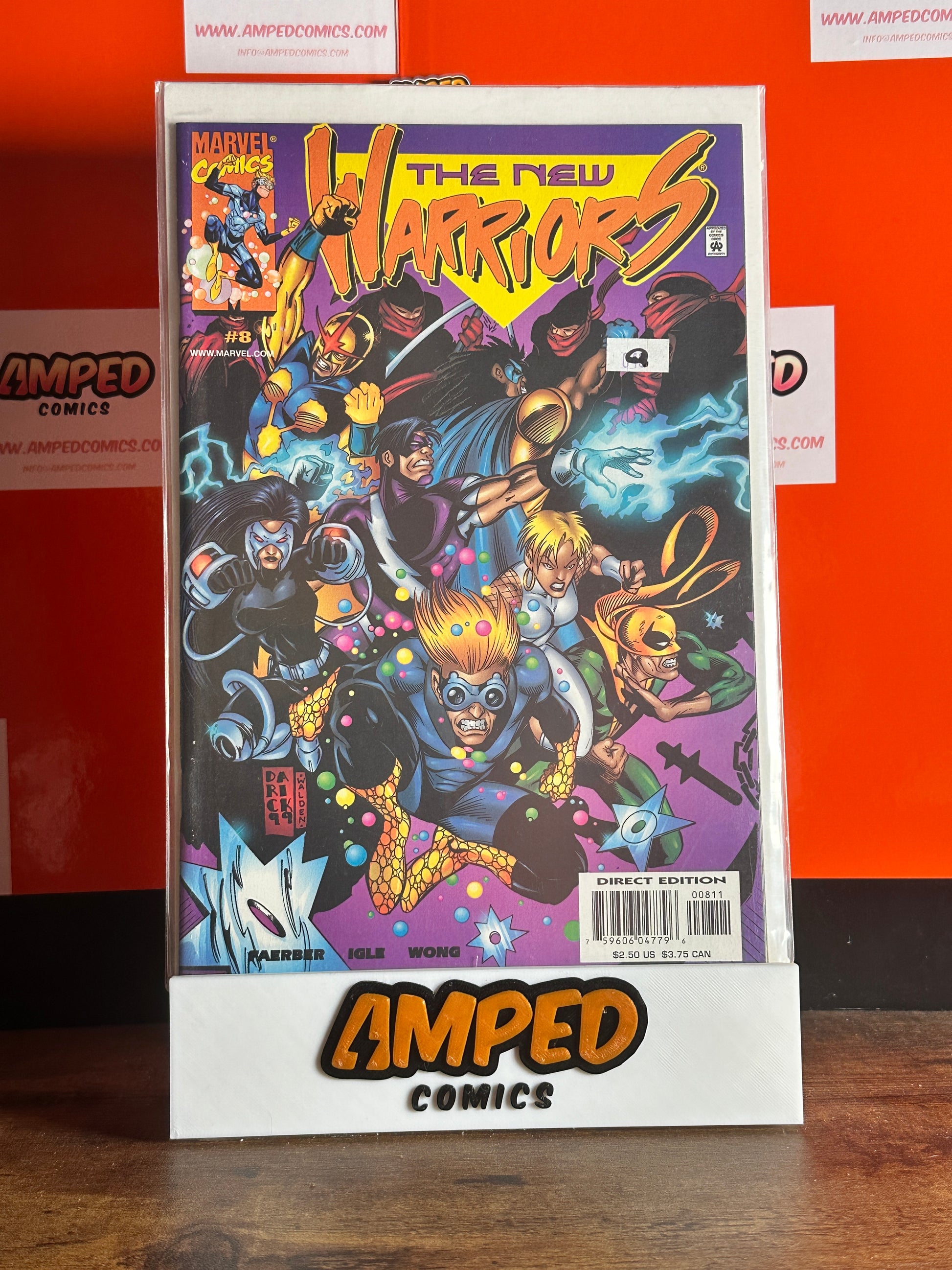 The New Warriors #8 Marvel Comics Direct Edition (1991)